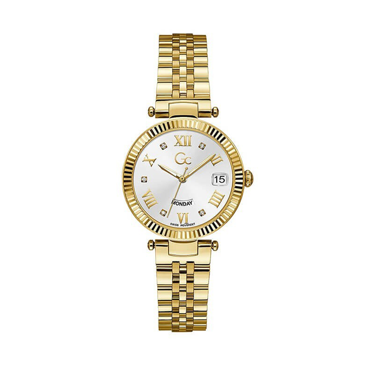 MONTRE GC FEMME SIMPLE ACIER